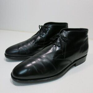 Salvatore Ferragamo Italy Chukka Boots Leather Mens Shoes Rubber Soles Sz 8.5 EE